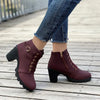 Ryder Lace-Up Heeled Booties