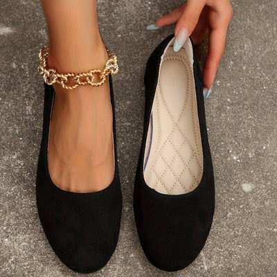 Suede Flats